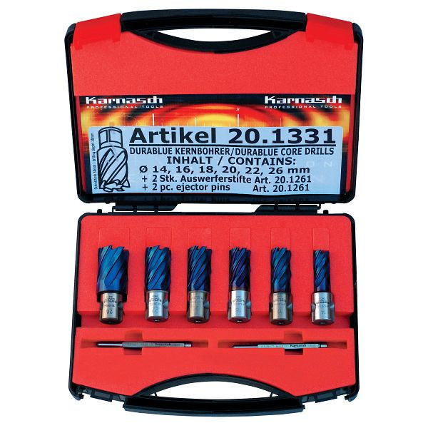 Metallkraft Kernbohrer-Set BLUE-LINE PRO 30 Weldon, 38720.1331