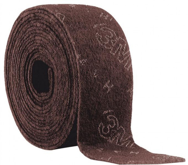 3M Scotch-Brite Clean and Finish Vliesrolle CF-RL, 125 mm x 10 m, A VFN, VE: 4 Rollen, 7000078354