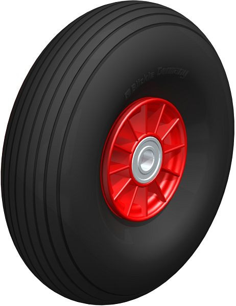 Blickle PK 300/20-75K-ROT Rad, Luftreifen, Schwarz, 647131