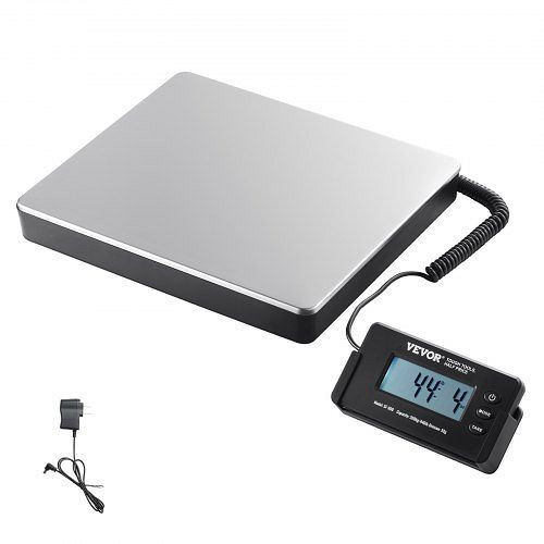 VEVOR Plattformwaage 150g-200kg Paketwaage 50g Genauigkeit Digitalwaage kg/lbs/lbs:oz, FTSYSCYXBDG12YMRKV2