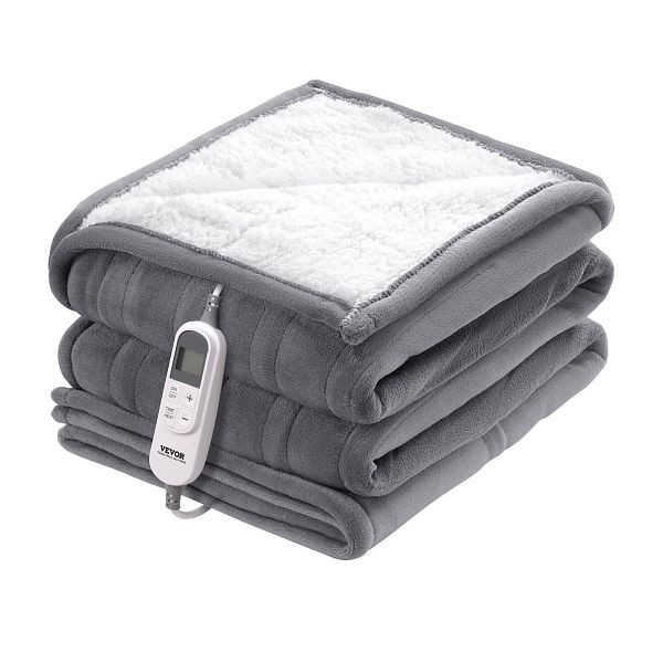 VEVOR 150W Heizdecke elektrisch Wärmeunterbett Wärmedecke Wärmebett, 130x180cm, DRTG130180CM9RR9IV2