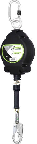 Funcke Höhensicherungsgerät HSG Typ Alu (vertikale Anwendung / Stahlseil) Länge: 10 m, 60020251