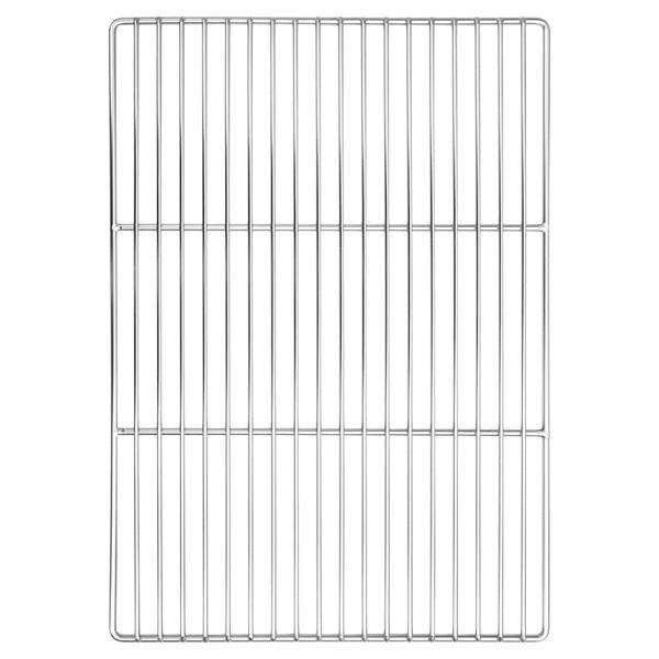 vidaXL Grillrost Silber 50 x 35 cm Edelstahl, 42008314