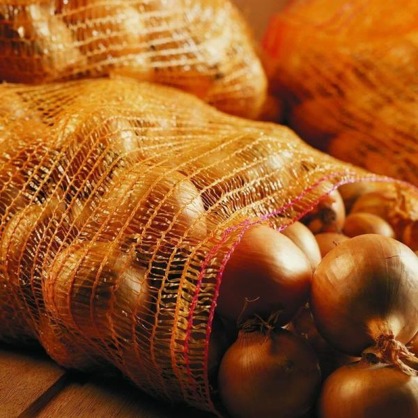 NOOR Raschelsäcke lose mit Zugband goldgelb, Größe 50 kg (60 x 100 cm), VE: 2000 Stück, 02060100GGLO