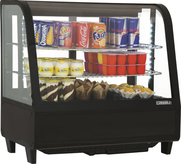 Casselin Kalte Theke 100L - schwarz, CVR100LN, 3611630000048