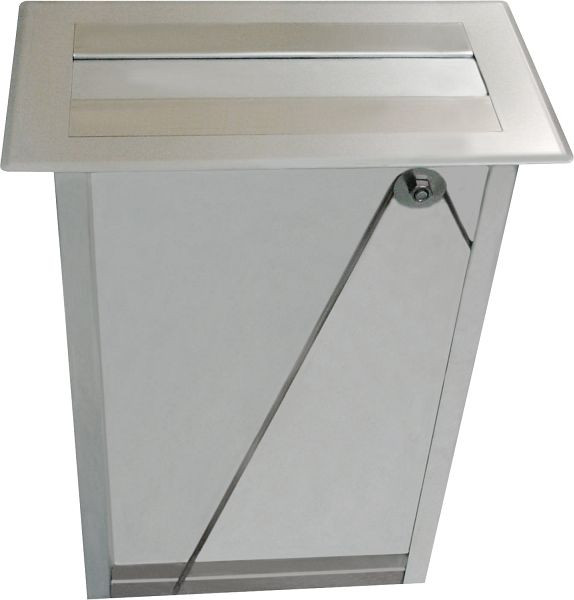 KWC Papierhandtuchspender, Rodan, Edelstahl, 330x445x180 mm, Einbau von oben/vorn, 2000102672