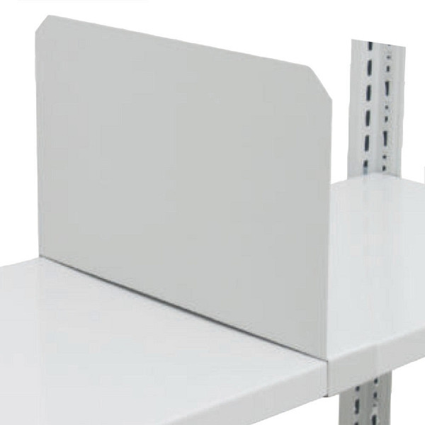 Deskin Fachteiler, freistehend, Lichtgrau RAL 7035, H 200 x B 300 mm, 264785