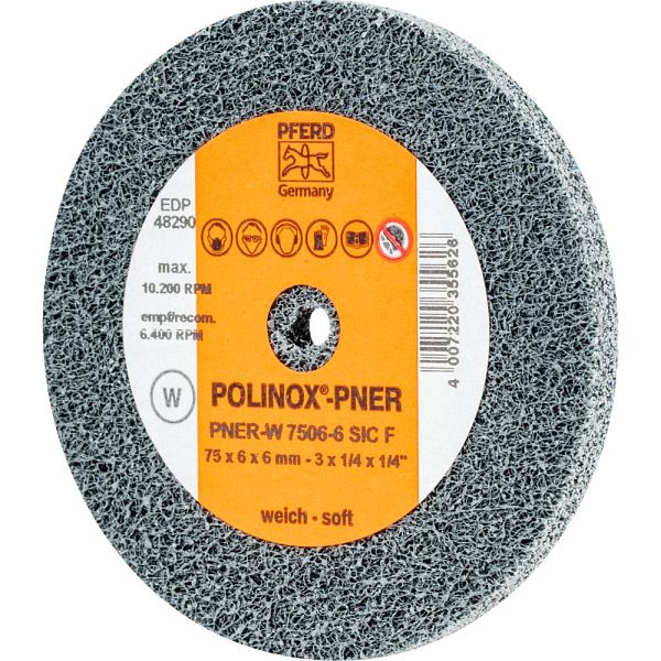 Pferd POLINOX-Kompaktschleifrad PNER-W 7506-6 SiC F, VE: 5 Stück, 44691627