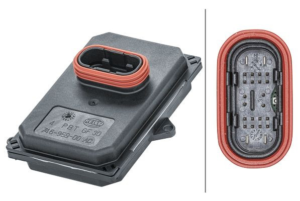 HELLA Steuergerät, Hauptscheinwerfer, 12V, Xenon, Einbauposition: beidseitig, 5DF 010 114-721