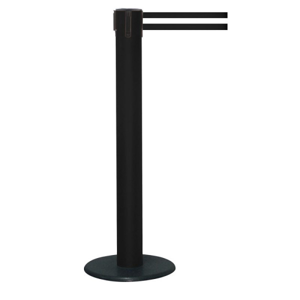 Stein HGS Personenleitsystem -P-Line Titan-, schwarz, schwarz/weiß/schwarz waagerecht (gestreift), mit Gurtendstück (Standard), 15688-0402