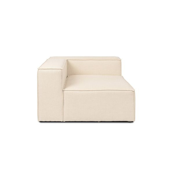 HOME DELUXE Modulares Sofa VERONA Linkes Ecksofa - Farbe Beige, 49379