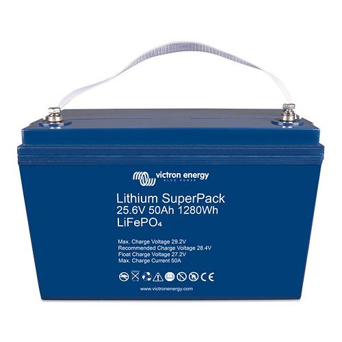 Victron Energy Batterie Lithium SuperPack 25,6V/50Ah (M8), 1-67-012445, BAT524050705