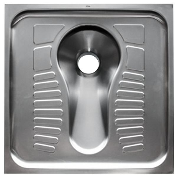 KWC Hock-WC, Campus, Edelstahl, ohne Spülanschluss, 700x235x700 mm, 2030023692