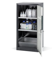 Produktbild von asecos Chemikalienschrank Systema CS-52R, Korpus anthrazit, grau, 2 Einlegeböden und Bodenwanne, 202558 asecos Chemikalienschrank Systema CS-52R, Korpus anthrazit, grau, 2 Einlegeböden und Bodenwanne, 202558