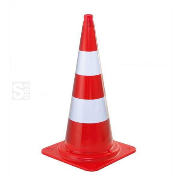 Stein HGS Leitkegel aus PVC, BASt-geprüft, TL-Zulassung, DIN EN 13422, Höhe: 750mm, RA1, Prüf-Nr.: V4-22/2013, 33619