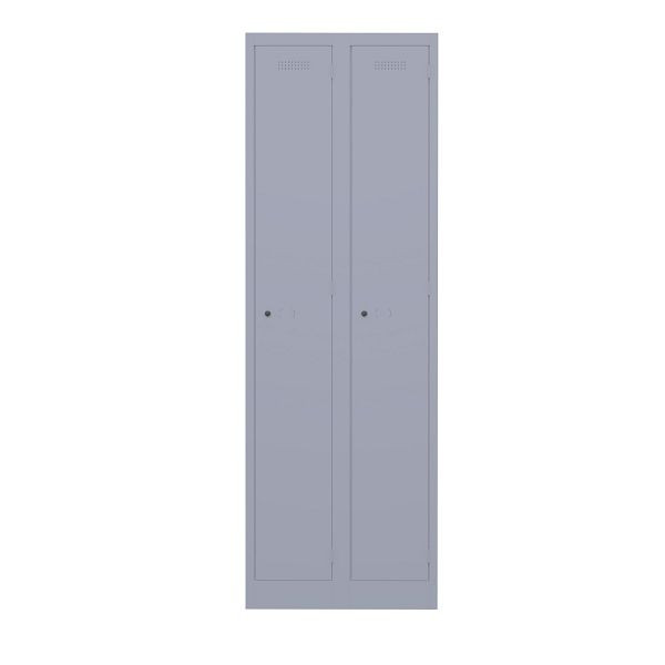 Bisley Garderobenschrank Primary Locker, 2 Abteile, 656 lilac, PL3050D1656