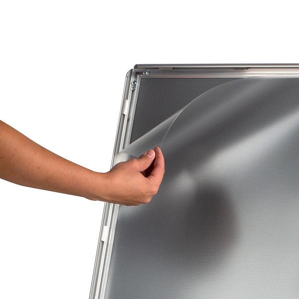 Kundenstopper Aus Aluminium – Für Plakate 50x70 Cm (DIN B2) – Beidseitig Bestückbar – Inkl. Antireflexfolien