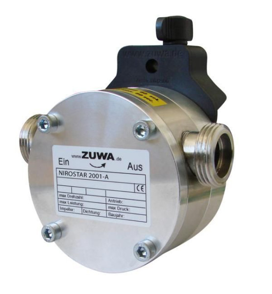 ZUWA NIROSTAR 2001-B, Impellerpumpe mit Adapter für Bohrmaschine, Perbunan, 132181100AB