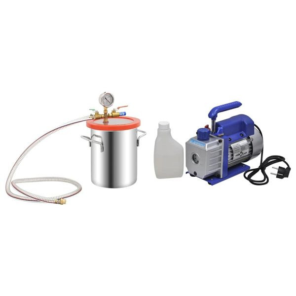 vidaXL Vakuumkammer mit Einstufiger Pumpe 5,5 L, 3100544