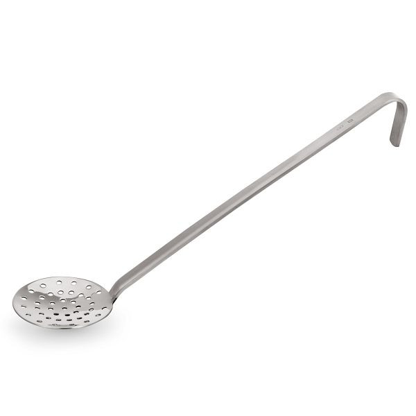 WAS Kitchen Tool 2085 Schaumlöffel, Durchmesser 8 cm, 29 cm, perforiert, Chromnickelstahl, 2090080
