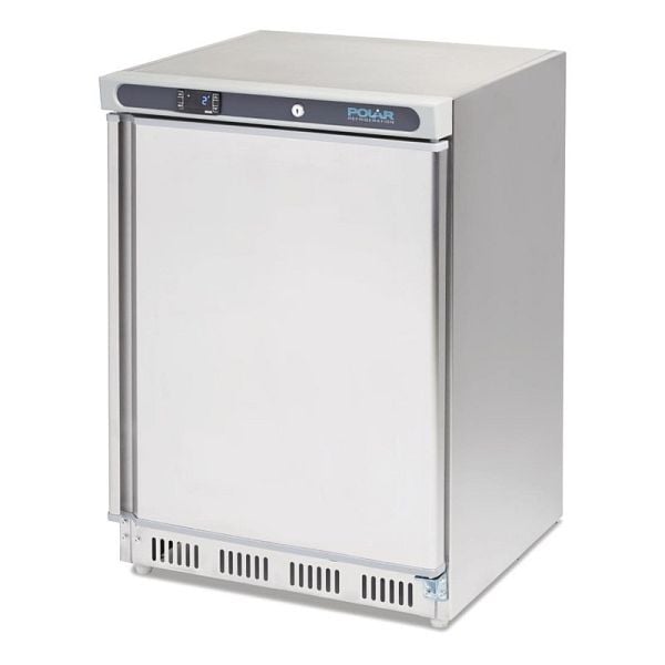 Polar Edelstahl Gefrierschrank Tischmodell 140 L, CD081