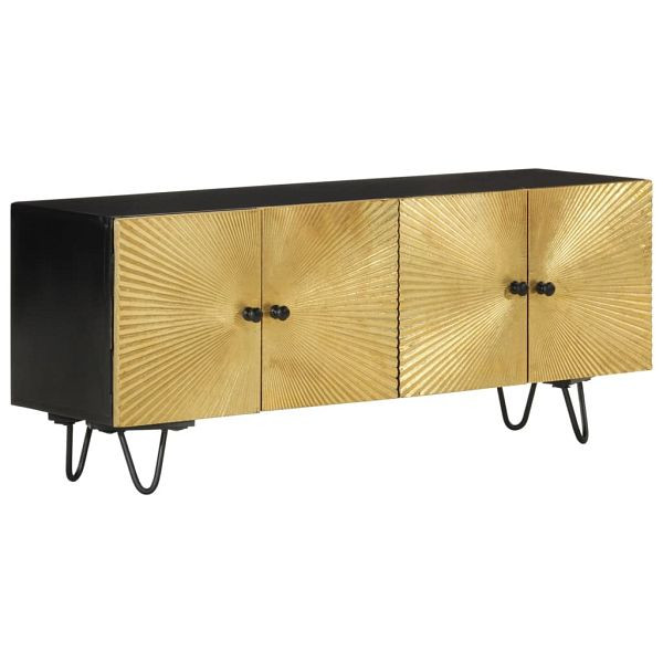 vidaXL TV-Schrank 110x30x45 cm Massivholz Mango, 351625