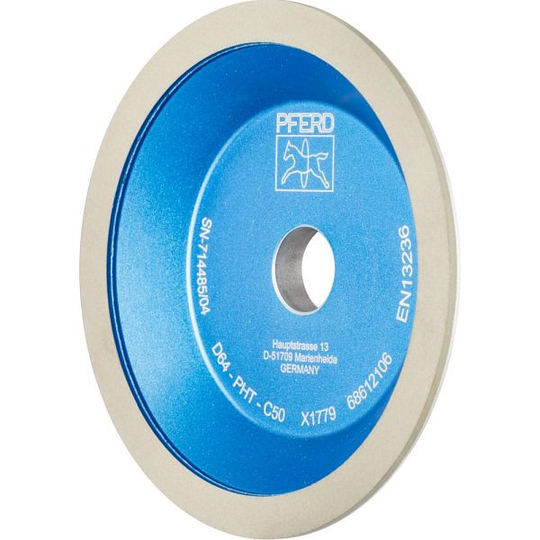 Pferd Diamant-Schleifwerkzeug 12A2/45° 125-10-2-20 D 64 PHT C50, 68612106