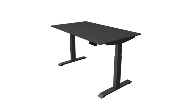 Kerkmann Sitz-/Stehtisch Move 4, B 1400 x T 800 mm, elektrisch höhenverstellbar von 640-1290 mm, anthrazit, (Montage), 10081013-1