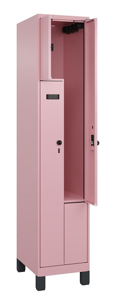 C+P Z-Spind Evolo PLUS, Füße, 2 Fächer, 1950x400x500mm, 3015/3015, Drehriegel, 049013-122 S10021