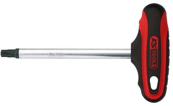KS Tools T-Griff-Torx-Stiftschlüssel kurz, T10, 158.8020