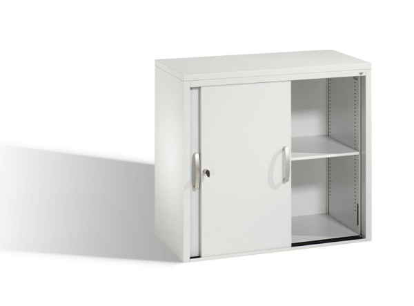 C+P Sideboard mit Schiebetüren Acurado, H720xB800xT400mm, Farbe: Lichtgrau, Bügelgriff, 2 OH, 5722-00 S10093