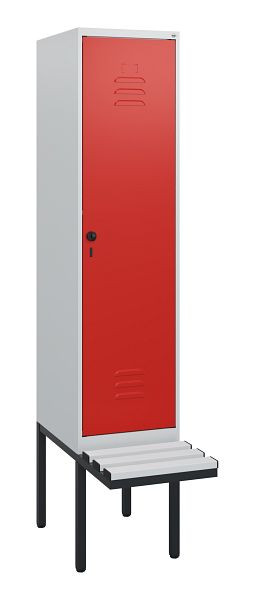 C+P Umkleidespind Classic PLUS, 1950x400x815mm, 7035/3020, Drehriegel, 0800405-12 S10032