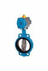 Riegler Zwischenflansch-Absperrklappe, Stellantrieb doppeltwirkend, min. Steuerdruck 5 bar, 103673