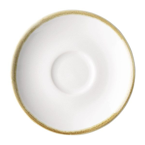 Olympia Kiln Espresso Untertassen Kreideweiß 11,5cm (6 Stück), FB987