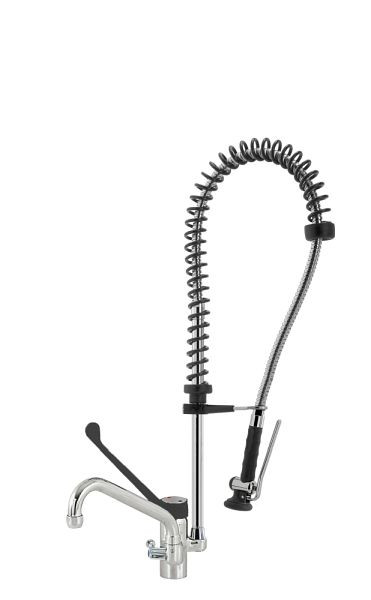 KBS STYL SHRINK Geschirrwaschbrause mit Schwenkhahn und BEST-SEMI Brausekopf, Ellenbogenbedienung, 800 mm, 20921035