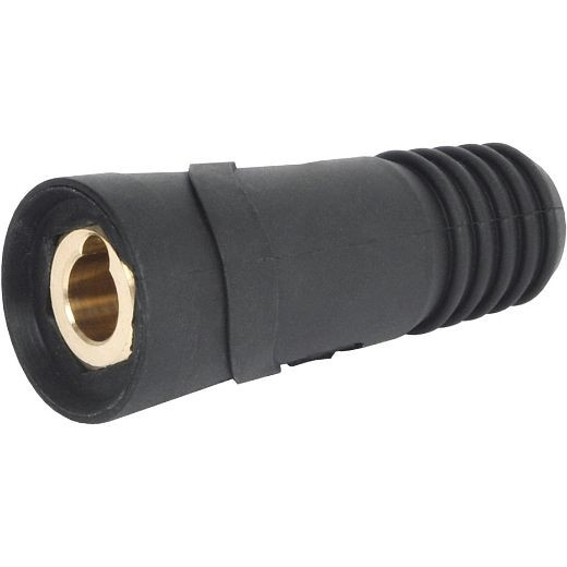 ELMAG Kupplung 10/16/25mm², rot, Zapfen-Ø 9mm, 60% ED 200A 'mit roter PVC-Hülse', 56326