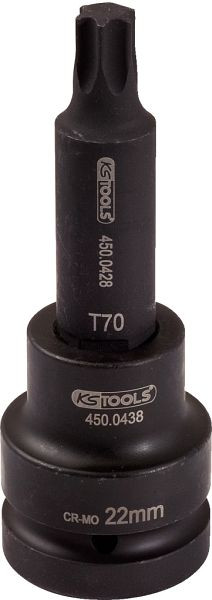 KS Tools 3/4" Kraft-Bit-Stecknuss Torx, lang, T100, 450.0445