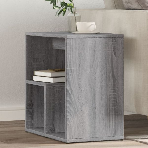 vidaXL Beistelltische 2 Stück Grau Sonoma 50x30x50 cm Holzwerkstoff, 840566