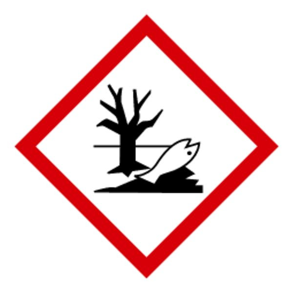 Schilder Klar GHS Gefahrensymbol 09: Umwelt, auf Rolle à 500 Stück, 100x100 mm Folie selbstklebend, 481/42