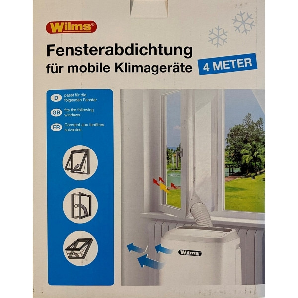 Wilms Zubehör AC12/ AC18 Fensterdichtung 4m, 3200020, 4027755055099