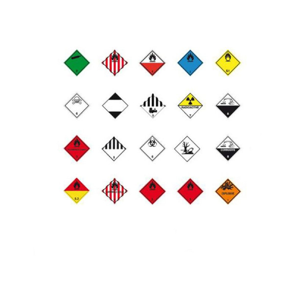 Stein HGS Gefahrenetiketten Verpackungskennzeichnung, Limited Quantities für, Straßen-, Schienen- und Seeverkehr / schwarz-weiß, Material: PVC-Folie, selbstklebend, 21.2264-157