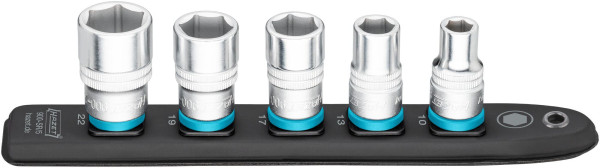 Hazet SmartRail, Vierkant hohl 12,5 mm (1/2 Zoll), Anzahl Werkzeuge: 5, 900-SR/5