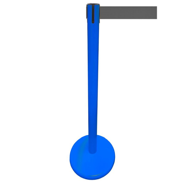 Stein HGS Personenleitsystem -P-LINE Future-, Metall/ blau, grau, mit magnetischem Gurtendstück, 12793-0804