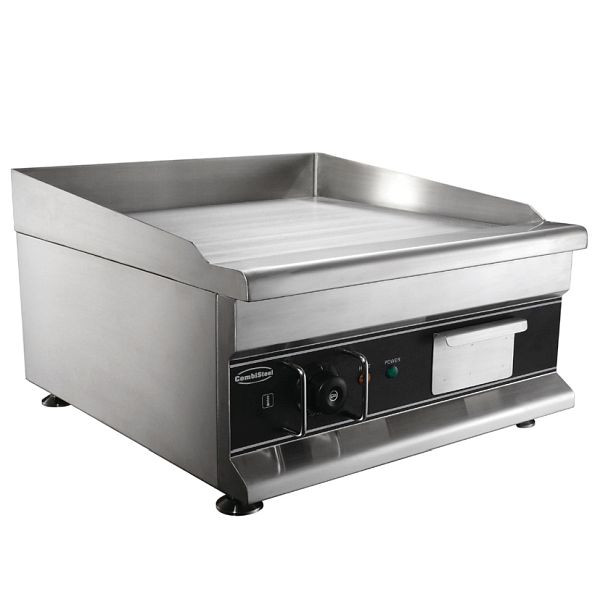 CombiSteel Elektro Grillplatte Chrom, Breite (mm): 500, Tiefe (mm): 520, 7455.1055