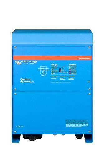 Victron Energy Wechselrichter / Ladegerät Quattro 48/10000/140-100/100, 1-67-009125, QUA481030010