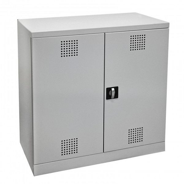 ADB Chemikalienschrank (klein), Maße HxBxT: 1000x1000x500 mm, Farbe: Lichtgrau (RAL 7035), 40703