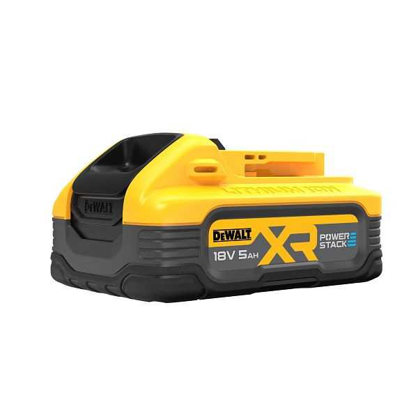 DeWalt 18V XR Powerstack Ersatz-Akku, 5,0 Ah mit Pouch-Akku Technologie, DCBP518-XJ