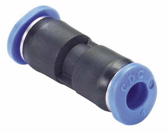 timmer B-GVM-6-KU, Gerader Verbinder Mini-Serie, Schlauch-Ø: 6 mm, VE: 10 Stück, 03070302