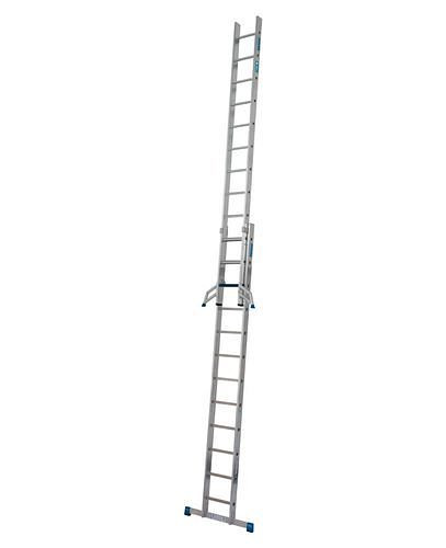 Krause Schiebeleiter gemäß TRBS 2121, Aluminium, 2 x 12 Sprossen/Stufen, 270895