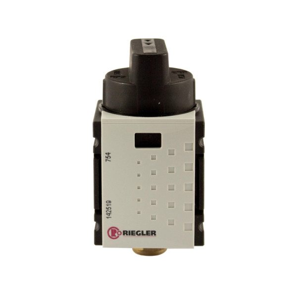 Riegler Kugelhahn 3/2-Wege »FUTURA-mini«, abschließbar, BG 0, G 1/4, 142519